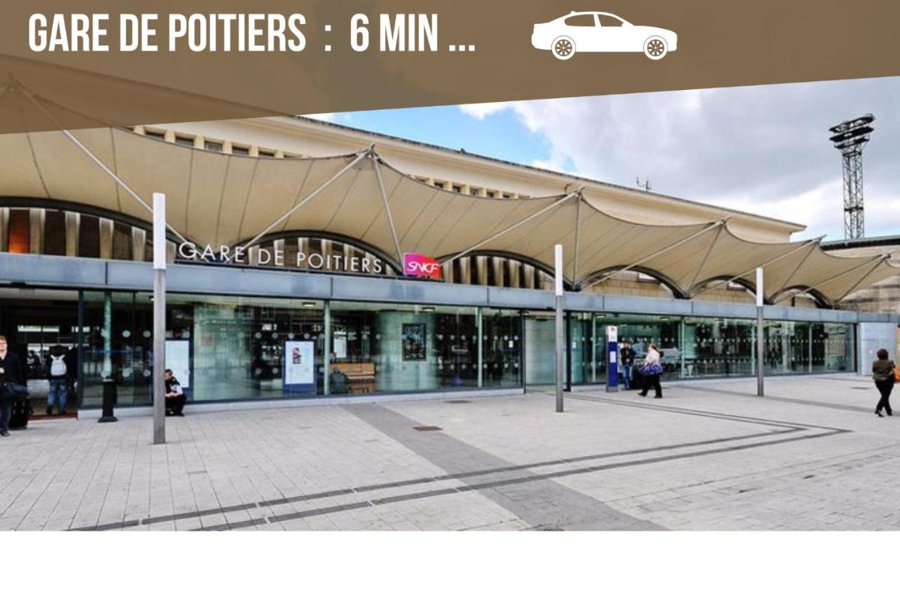 Bellejoie - Appartement T3- Poitiers Sud - Direct Futuroscope - Parking Et Wifi Gratuit Exterior photo